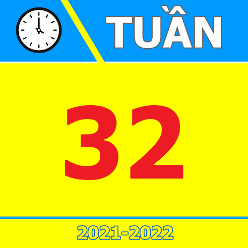 TKB Tuần 32 (từ 07/03 đến 13/03, năm học 2021-2022)